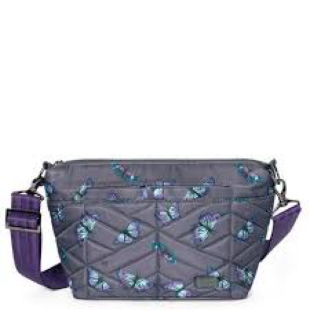 NWOT Lug Flare Butterfly Grey / Concord Crossbody Bag